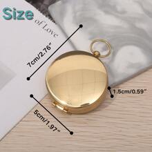 1pc Personalized Compass, Luminous Compass, Gift For Him, Anniversary Gift For Boyfriend, Long Distance Gift, Valentine's Day Gift, Engraved Compass, Personalized Engraved Brass Compass | Custom Compass Gift For Work, Gift For Friend Or Him/Her | Anniversary Birthday Wedding Gift