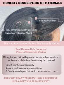 34 Inch 200% Density 13x4 Loose Wave Lace Front Wig Natural Black Color Human Blended Hair Wig Human Hair Pre Plucked Pre Cut Brazilian Virgin Human Blended Hair Human Hair Natural Hairline Wigs For Women 13x4 HD Transparent Lace Frontal Water Wave Wigs For Beginners - Natural & Black - View 9