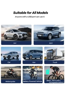 REMAX 车载 GPS 数字车速表、GPS 指南针抬头显示器（适用于所有车型）、带 FM 收音机、支持存储卡、时间显示、汽车配件、超实用户外运动汽车用品 - 黑色 - 查看 11