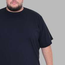 Character Design Shirt Plus Size Men's T-Shirt - Black - View 3