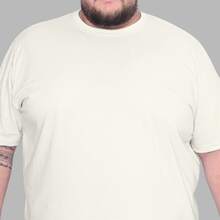 Character Design Shirt Plus Size Men's T-Shirt - Yellow - View 4