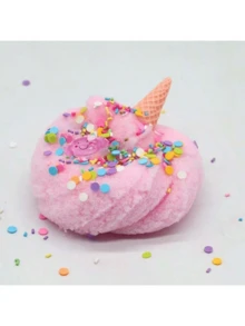 大容量100ML糖果史莱姆、丝绸史莱姆、绘画史莱姆、彩色史莱姆、丝绸史莱姆，减压玩具，新学期最佳礼物。圣诞节和万圣节礼物，派对礼物。【配件和包装贴纸图案随机】（配件在罐内。） - 彩色 - 查看 16