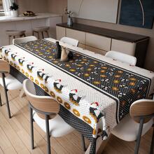 Rectangular 6-Seater Tablecloth 2.00m X 1.40m Oxford Various Prints - 母雞下蛋 - 查看 1
