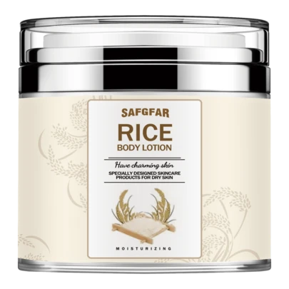 Rice Body Lotion, For Charming Skin, Is A Skincare Product Specially Designed For Dry Skin, With Moisturizing Effect.