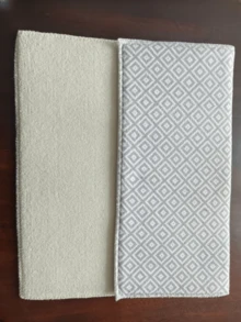 1pc Geometric Pattern Dish Drying Mat - Grey - View 5