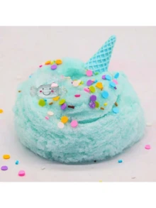 大容量100ML糖果史莱姆、丝绸史莱姆、绘画史莱姆、彩色史莱姆、丝绸史莱姆，减压玩具，新学期最佳礼物。圣诞节和万圣节礼物，派对礼物。【配件和包装贴纸图案随机】（配件在罐内。） - 彩色 - 查看 15