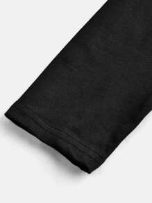 2pcs Set Tween Girl Adorable Smiling Face Print Sweatshirt Set, Soft And Skin-Friendly, Autumn & Winter Daily Streetwear - Apricot - View 4