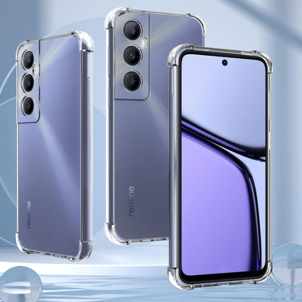 1 Funda de airbag transparente compatible con: Realme C25Y, Realme C21Y, Realme 5 Pro, Realme 11 5G, OnePlus 7T, OnePlus Nord 2 5G y otros teléfonos. Fundas de teléfono, cubiertas protectoras de teléfono, exteriores de teléfono, fundas de teléfono, fundas de teléfono a prueba de golpes, fundas de teléfono transparentes, fundas de teléfono sencillas