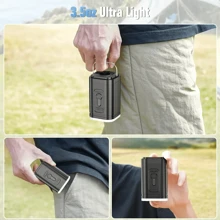 便携式充气泵，可充电充气放气迷你泵，带灯，适用于泳池浮板、睡垫、游泳圈