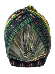 1 件花卉交叉弹性头带，波西米亚风格时尚发饰 - 彩色 - 查看 11