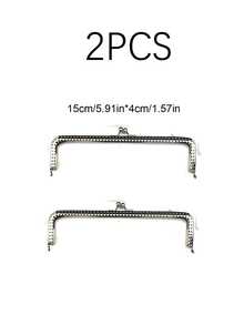 多种尺寸方形铝夹 圆形夹 箱包五金铰链夹 云包支架 编织袋口夹 女士礼品金包夹