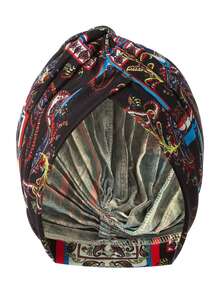 1 件花卉交叉弹性头带，波西米亚风格时尚发饰 - 彩色 - 查看 4