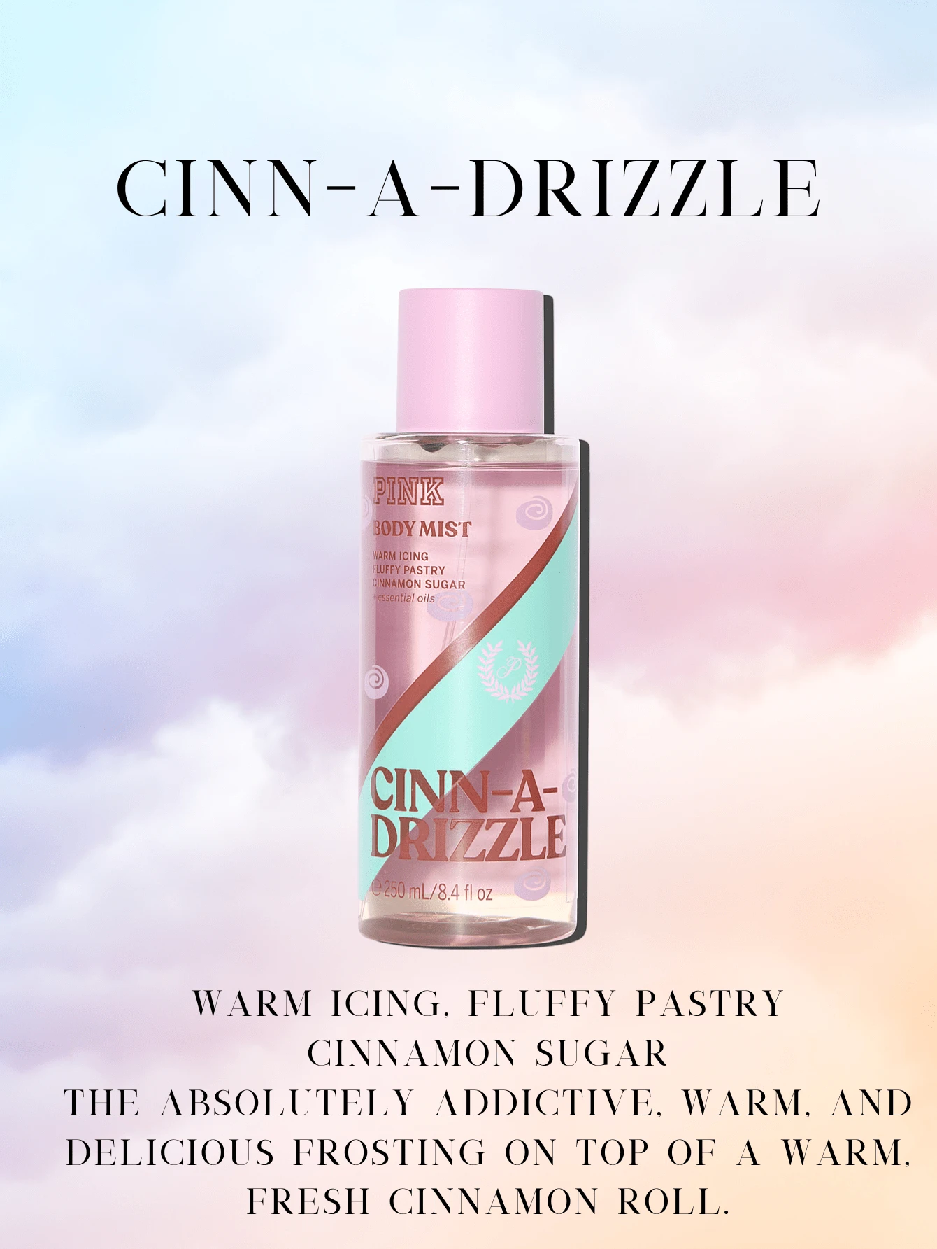 Victoria's Secret Victoria's Secret VS Body Mist Fine Fragrances Pink Perfume Dreamy Petals Sunlit Sparkling Blooms - 肉桂細雨 - 查看 1