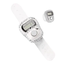 Electronic Ring Tally Counter, LCD Digital Display Screen, Manual Click Counting Clicker, Resettable Manual Counter, Manual Lap Time Recorder, Digital Tracking Ring - Multicolor - View 10