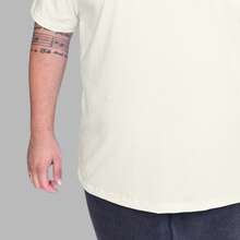 Character Design Shirt Plus Size Men's T-Shirt - Yellow - View 5
