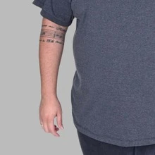 Character Design Shirt Plus Size Men's T-Shirt - Dark Grey - View 5