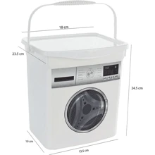 6 / 10 Litre Large Capacity Detergent Storage Box Washing Powder Container Durable Laundry Tool Accessories For Home Organization - 10公升 - 查看 2