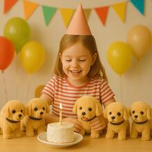 2025 New Toy Dog Retriever - Cute And Cuddly Electric Toy That Can Walk, Twist And Bark, Play With Your Children, Interactive Pet Suitable For Christmas And Birthday Gifts For Boys And Girls - Brown - View 7
