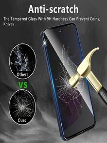 3 piezas Película de vidrio templado transparente antiespia, resistente a los arañazos, repelente al aceite, a prueba de explosiones, de alta definición, con capa electrolítica, suave como la seda, protección de privacidad, a prueba de agua y golpes, compatible con Xiaomi Redmi Note 14 13 Pro 4G 5G 13T 14T 13C 14C Poco C75 C65, protector de pantalla esencial para oficina/metro, accesorios para teléfono