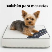Colchón Para Mascotas Perfecto para Consentirlos | Suave y Cómodo para Mascotas - Blanco - Ver 1
