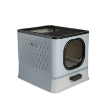 SandBox Premium Jel Plast Closed Cat Litter Box