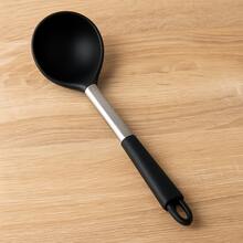 Concha de Cozinha cabo inox Concha de silicone - Preto - Visão 3