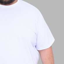 Character Design Shirt Plus Size Men's T-Shirt - White - View 3