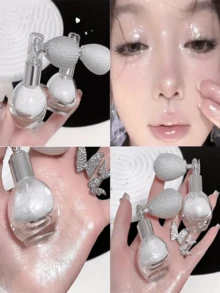 Bình xịt phấn highlight, Bình xịt phấn đa năng nâng cấp, Bình xịt phun sương cổ điển, Bình thủy tinh phun phấn sáng bóng có thể nạp lại, Hoàn hảo cho du lịch và trang trí nhà cửa (Bình rỗng không có phấn), Đồ dùng du lịch thiết yếu Đồ dùng học tập Cắm trại ngày lễ Đồ dùng du lịch thiết yếu Phụ kiện đi nghỉ Nước hoa mini Nước hoa nữ Bình đựng nước hoa nam. - Xem 2