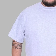 Character Design Shirt Plus Size Men's T-Shirt - Grey - View 3