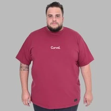 Character Design Shirt Plus Size Men's T-Shirt - Maroon - View 2
