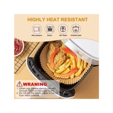 Free Delivery Small Round Air Fryer Liners Disposable, 200 PCS 6.3" Air Fryer Paper Liners For  AF101, Non-Stick And Oil Proof Baking Paper Liner For 2-4 Qt Airfryer Basket,8037752 Free Delivery