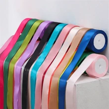 3 件/套 72 码/4 厘米缎带，礼盒装，服装装饰丝带，生日，节日，玫瑰花 DIY，工艺用品 - 彩色 - 查看 4