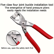 50/100 piezas Kit de botones a presión de metal vibrantes y duraderos con alicates, adecuado para principiantes y profesionales para manualidades DIY, ropa, bolsos, suministros de costura