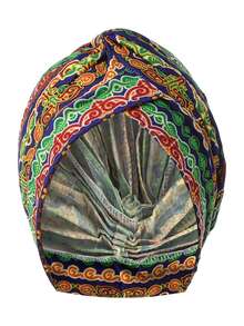 1 件花卉交叉弹性头带，波西米亚风格时尚发饰 - 彩色 - 查看 7