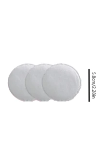 200/100/80 miếng bông tẩy trang tròn tái sử dụng, bông tẩy trang, 3 lớp dày dặn, thiết kế có lỗ thoáng khí, chăm sóc da, sử dụng ướt, mép bấm tiện lợi, mềm mại và không gây dị ứng, dùng cho mặt và móng tay. - Nhiều màu - Xem 10