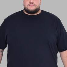 Character Design Shirt Plus Size Men's T-Shirt - Black - View 5