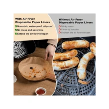 Free Delivery Small Round Air Fryer Liners Disposable, 200 PCS 6.3" Air Fryer Paper Liners For  AF101, Non-Stick And Oil Proof Baking Paper Liner For 2-4 Qt Airfryer Basket,8037752 Free Delivery