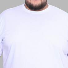Character Design Shirt Plus Size Men's T-Shirt - White - View 4