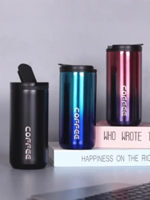 1个迷你不锈钢真空保温咖啡杯,时尚礼品杯,小巧便捷,握感舒适,适合外出、办公、饮用咖啡、奶茶等。真空保温咖啡杯配有防漏螺旋盖,男女皆宜,可盛装冷热饮品,是户外露营旅行的理想之选。 - 彩色 - 查看 6