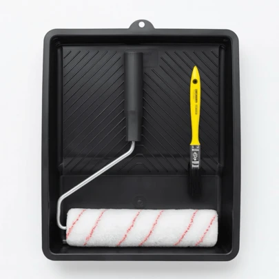 Kit Pintura Pinta Tudo Anti-Gotas Completo C/ Rolo 23cm + 3 Peças (+ 2 Opções de kit)