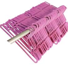 Kit Of 10 Baby Pink Children's Hangers, Reinforced Plastic - 淺粉色 - 查看 7