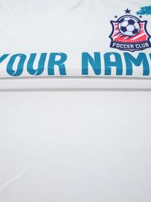 定制运动球衣，男子足球队训练 V 领 T 恤，可个性化印制姓名、号码和徽标，舒适休闲、派对、日常穿着、时尚、潮流、休闲、简约时尚、个性化、定制、定制、独特、男士服装、胶囊衣橱、男士基本款 / 街头风格，适合他、男朋友、家人、朋友、生日、度假 / 节日、上学 / 比赛、运动 / 登山的理想礼物