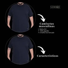 Character Design Shirt Plus Size Men's T-Shirt - Grey - View 4