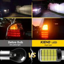 1/2个LED汽车灯 1156 BA15S P21W BAU15S PY21W 1157 BAY15D LED灯泡 白光 红光 黄光 144SMD CanBus灯 倒车灯 转向灯 汽车配件