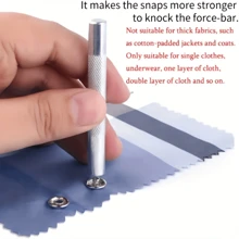 50/100 piezas Kit de botones a presión de metal vibrantes y duraderos con alicates, adecuado para principiantes y profesionales para manualidades DIY, ropa, bolsos, suministros de costura