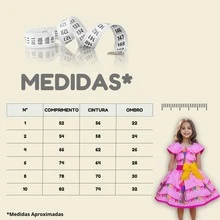 Children's Dress June Party Caipira Saint John Plaid Bow Square Dance School Fair Arraiá Northeast Costume Popcorn Queen Little Girl Girl Festivity Ruffle Youth Typical June Party - 羅莎 - 查看 7
