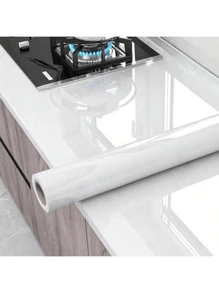 1 rollo de papel tapiz autoadhesivo impermeable y resistente al aceite con diseño de mármol, papel de contacto para renovación de paredes, baños, cocinas y muebles