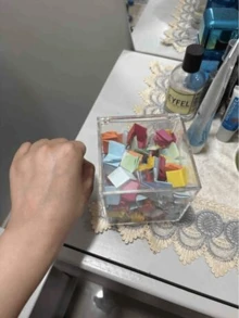 Soporte para cápsulas de café acrílico con tapa - Organizador de cápsulas a prueba de polvo para almacenamiento de dulces en la cocina (Vuelta al colegio) - Multicolor - Ver 2
