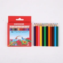 12pcs Colored Pencils Decor Shorts, Suitable As Christmas Gifts For Kids, Stationery For Office Drawing & Writing, Student Art Painting, Includes Painting, Doodle, Art And Colored Pencil Rewards (12pcs/1 Box),For School Supplies,Back To School - Multicolor - View 5