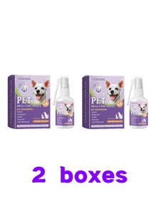YEGBONG 50ml,Dog And Cat Tooth Cleaning Spray Pet Mouth Cleaning Breath Fresh Deodorization Odor Removal Cleaning